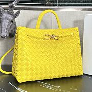 Bottega Veneta Andiamo Yello Tote Bag - 32.5×24×12cm - 3