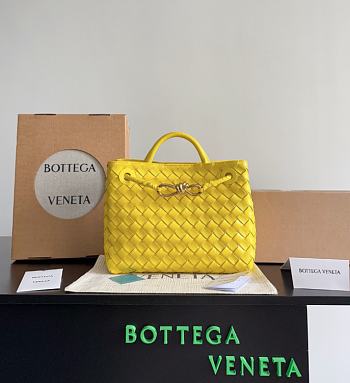 	 Bottega Veneta Andiamo Yello Tote Bag - 25*22*10.5cm