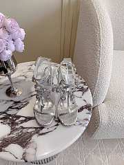 Christian Louboutin 110mm Bombina Pampila Sandals Silver - 5