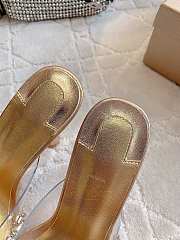 	 Christian Louboutin o1s1wg110325 Degraqueen Alta 130 in Gold - 6