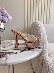 	 Christian Louboutin o1s1wg110325 Degraqueen Alta 130 in Gold - 3