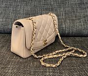 Chanel Diana Flap Bag in Beige - 22.5x14x7cm - 4