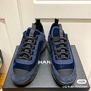 Chanel Blue Suede Sneakers - 6