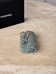 Chanel Nano Classic Double Flap Bag Charm Lambskin Leather - 12.5x5x8cm  - 6