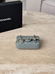 Chanel Nano Classic Double Flap Bag Charm Lambskin Leather - 12.5x5x8cm  - 5