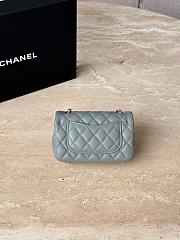 Chanel Nano Classic Double Flap Bag Charm Lambskin Leather - 12.5x5x8cm  - 4