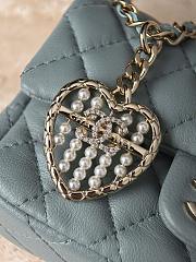 Chanel Nano Classic Double Flap Bag Charm Lambskin Leather - 12.5x5x8cm  - 3