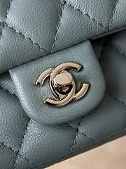 Chanel Nano Classic Double Flap Bag Charm Lambskin Leather - 12.5x5x8cm  - 2