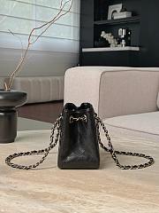 Chanel Mini Tote Black Caviar Bag - 16x15x10cm - 4