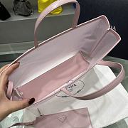 PRADA Mesh Paillettes Spazzolato Logo Tote Alabastro - 36×30×10cm - 5