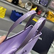 	 PRADA Mesh Paillettes Spazzolato Logo Tote Purple - 36×30×10cm - 5