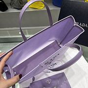 	 PRADA Mesh Paillettes Spazzolato Logo Tote Purple - 36×30×10cm - 4