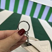 Prada White Leather Pouch with Neck Strap - 16.5×12cm - 6