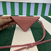 	 Prada Pink Leather Pouch with Neck Strap - 16.5×12cm - 3