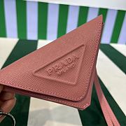 	 Prada Pink Leather Pouch with Neck Strap - 16.5×12cm - 2
