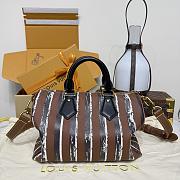 Louis Vuitton Brown stripes Speedy - 32*18*22.5cm - 4