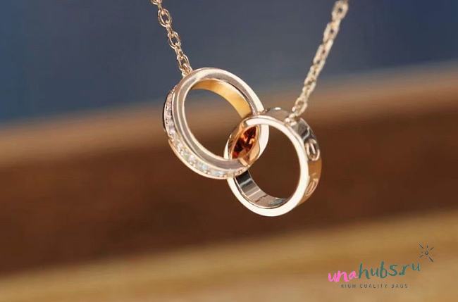 Cariter Love Pendant Half Paved - 1