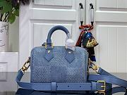Louis Vuitton Speedy 18 Bandoulière Damier Blue - 12 x 10 x 18 cm - 5