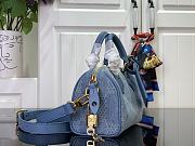 Louis Vuitton Speedy 18 Bandoulière Damier Blue - 12 x 10 x 18 cm - 4