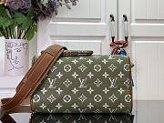 Louis Vuitton Speedy P9 Bandoulière 25 Autres Cuirs Monogram Green - 25 x 15 x15cm - 4