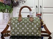 Louis Vuitton Speedy P9 Bandoulière 25 Autres Cuirs Monogram Green - 25 x 15 x15cm - 5