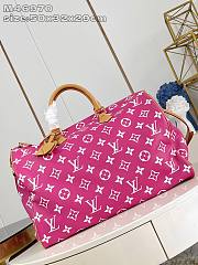 Louis Vuitton Speedy P9 Bandoulière 50 Autres Cuirs Monogram Pink - 50 x 32 x 29  - 1
