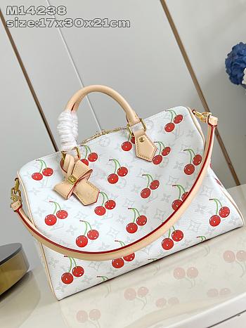 Louis Vuitton Speedy Soft Bandoulière 30 Monogram cherry coated canvas - 17 x 30 x 21 cm