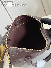 Louis Vuitton Speedy 25 Chocolate Bandouliere Monogram Empreinte - 3