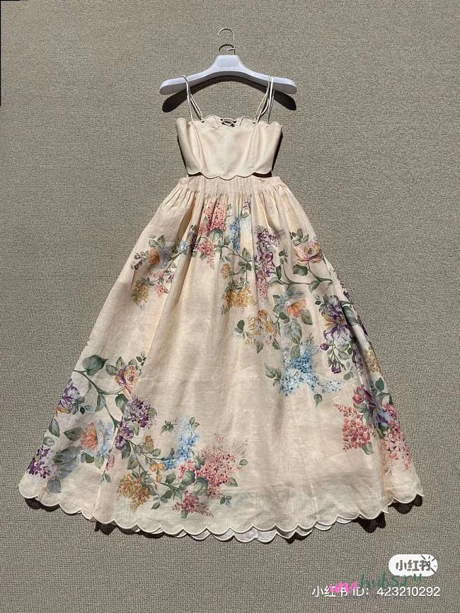 Zimmermann Halliday Scallop Midi Dress - 1