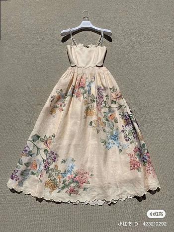 Zimmermann Halliday Scallop Midi Dress