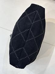 Chanel 22 Black Velvet Tote - 37/35/7cm - 6