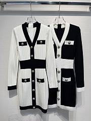 Balmain knitted sweater dress - 1