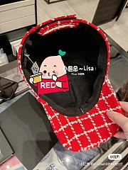 Chanel Tweed Red hat - 5