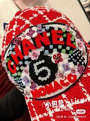 Chanel Tweed Red hat - 2