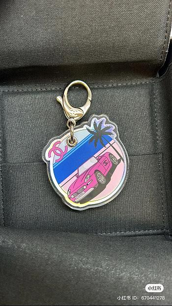 Chanel Decal Key Holder