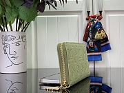 Louis Vuitton Zippy Long Wallet Green Monogram - 19.5x10.5x2.5cm - 5