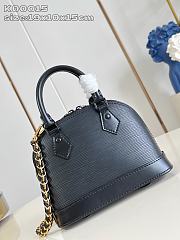 Louis Vuitton Alma BB Monogram In Black - 19x10x15cm - 2