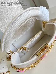 Louis Vuitton Capucines BB White - 22 x 12 x 8 cm - 3