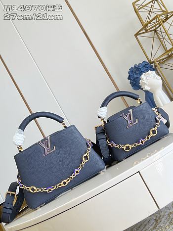 Louis Vuitton Capucines Navy Blue