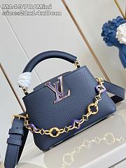 Louis Vuitton Capucines Navy Blue - 2