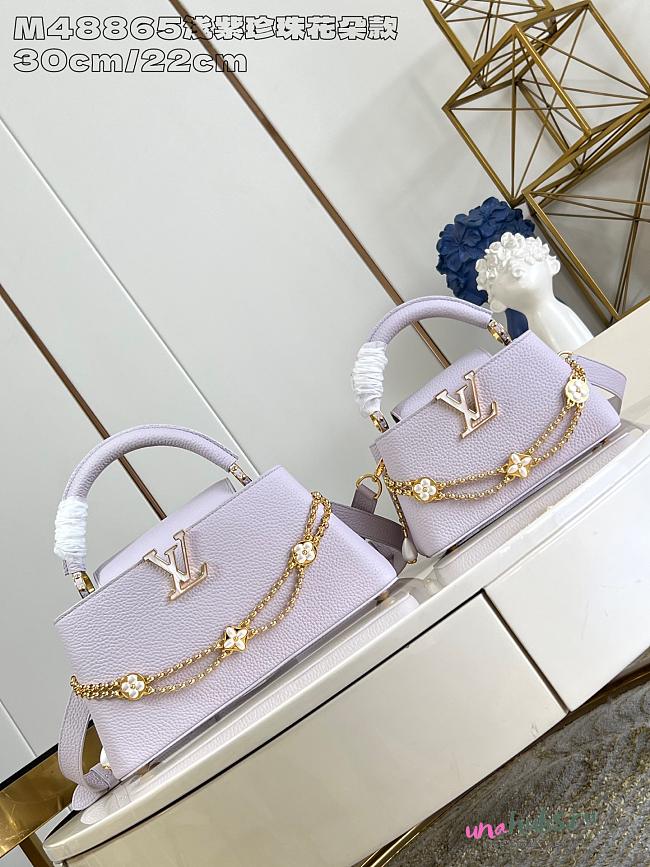 Louis vuitton Capucines East-West Light Purple - 1