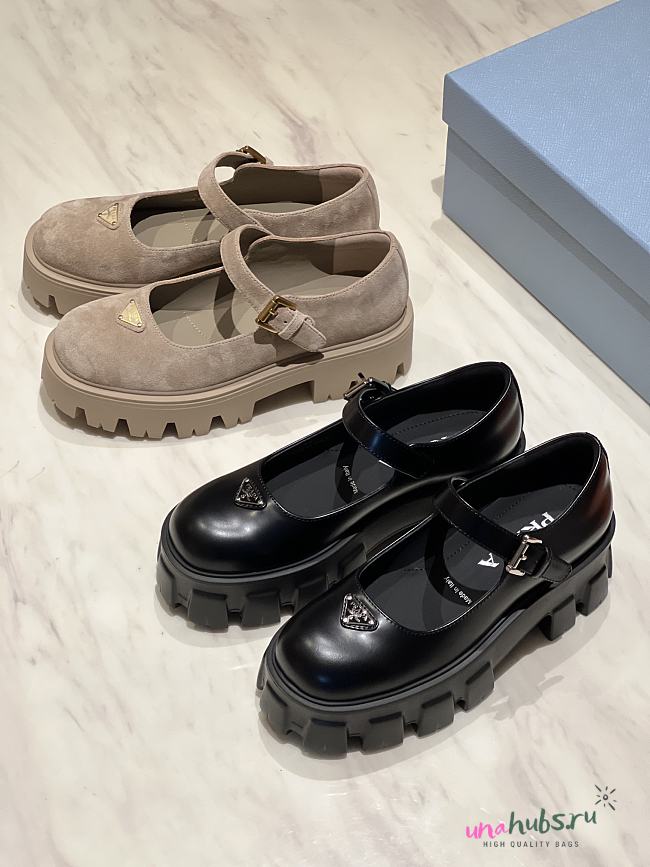 Prada 60mm Monolith buckle-strap Platform Pumps - 1