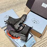 Prada Brushed leather booties Black - 4