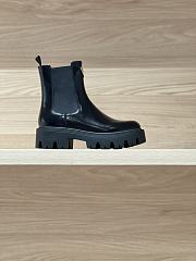 Prada Brushed leather booties Black - 3