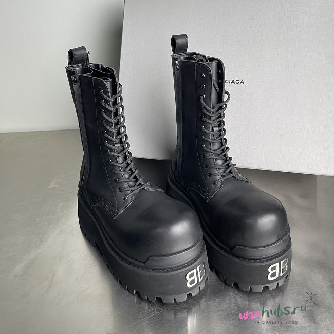 Balenciaga Giant Leather Boots  - 1