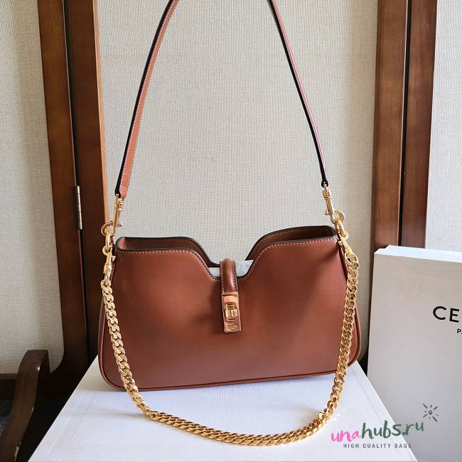 Celine Shoulder Camille 16 Soft Smooth Calfskin Tan 27x15x4cm - 1