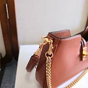 Celine Shoulder Camille 16 Soft Smooth Calfskin Tan 27x15x4cm - 6