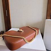 Celine Shoulder Camille 16 Soft Smooth Calfskin Tan 27x15x4cm - 5