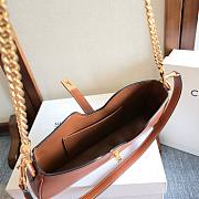 Celine Shoulder Camille 16 Soft Smooth Calfskin Tan 27x15x4cm - 3