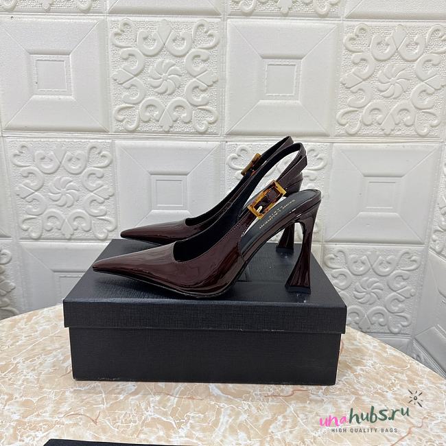 YSL coffee high heel 10cm - 1